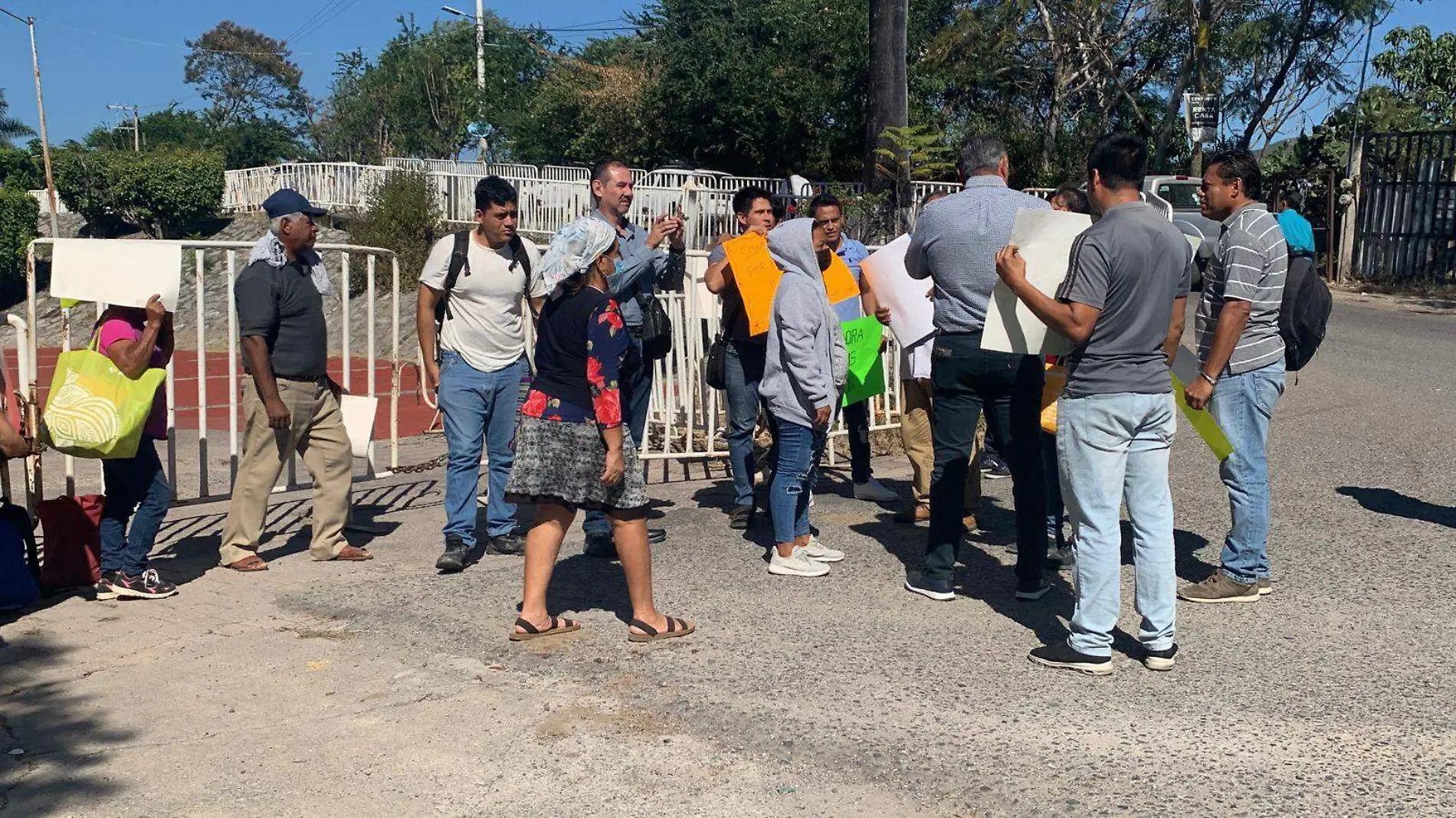 Damnificados por John protestan en Chilpancingo